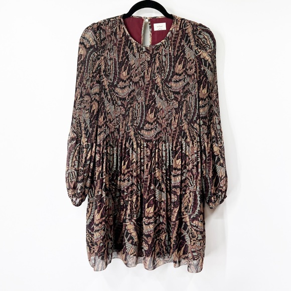 Aritzia Dresses & Skirts - Aritzia Wilfred Daydreamer Pleated Printed Mini Dress